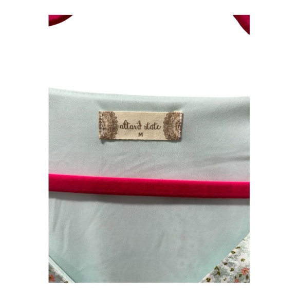 Altar'd State Green and Cream Floral Dress - Picture 4 of 10